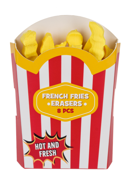 French Fries Erasers