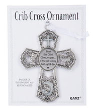 Crib Cross Ornament - White