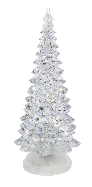 Light Up Swirling Glitter Christmas Tree