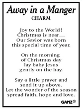 Away in a Manger Charms