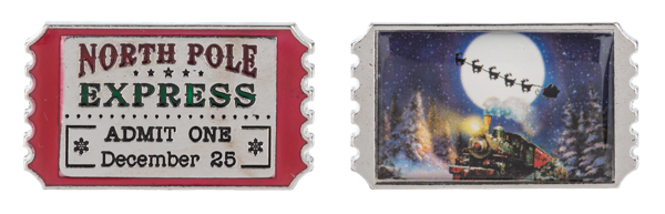Ticket to the North Pole Charm