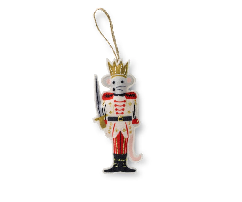 Rifle Paper Co. | Nutcracker Set of 3 Felt Ornaments