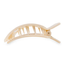 Square Flat Hair Clip | Almond Beige