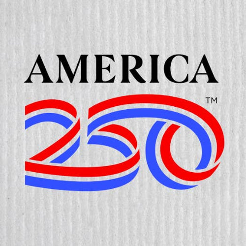 America 250 Primary Logo Wet-It America Swedish Dishcloth