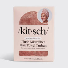 Terracotta Plush Microfiber Hair Towel Turban