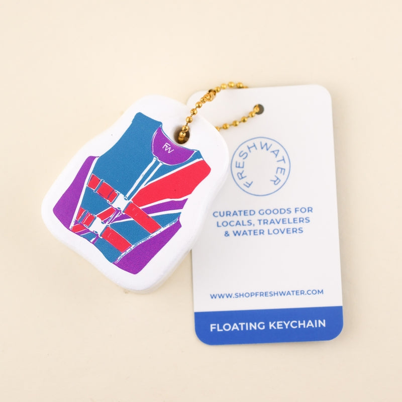 '90s Lifejacket Floating Keychain