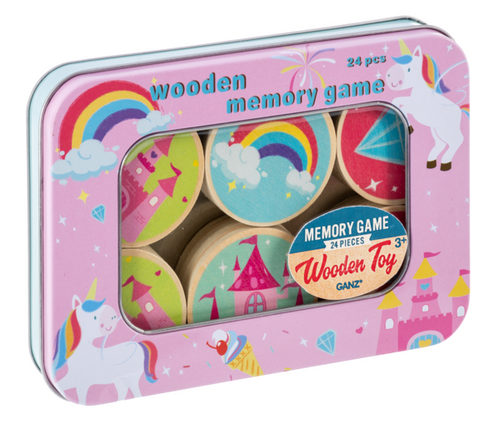 Wooden Unicorn Memory Game