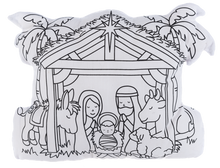 Coloring Kit - Nativity Scene (9 pc. set)