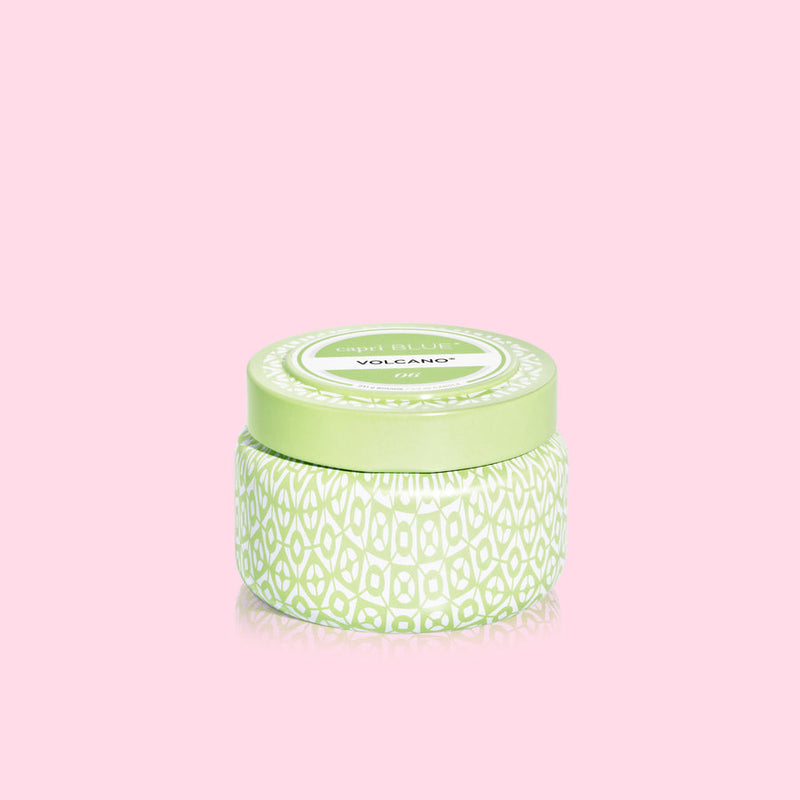 Volcano Iced Matcha Printed Travel Tin Candle, 8.5 oz