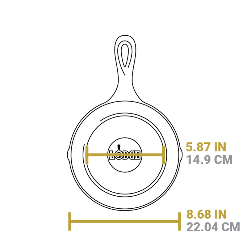 Essential Seasoned Cast Iron Skillet Set