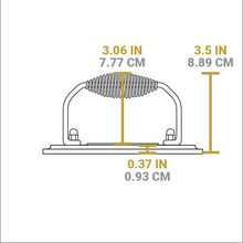 6.75 x 4.5 Inch Cast Iron Grill Press