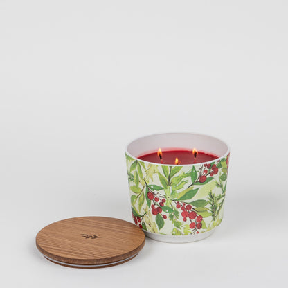 Merry Memories Patterned Candle