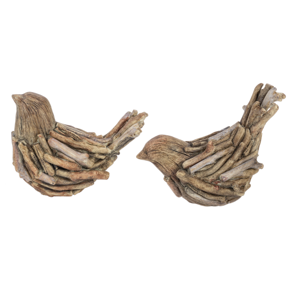 Driftwood Bird Figurine