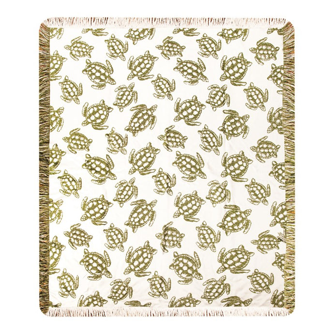 Sea Turtle Rayon Throw