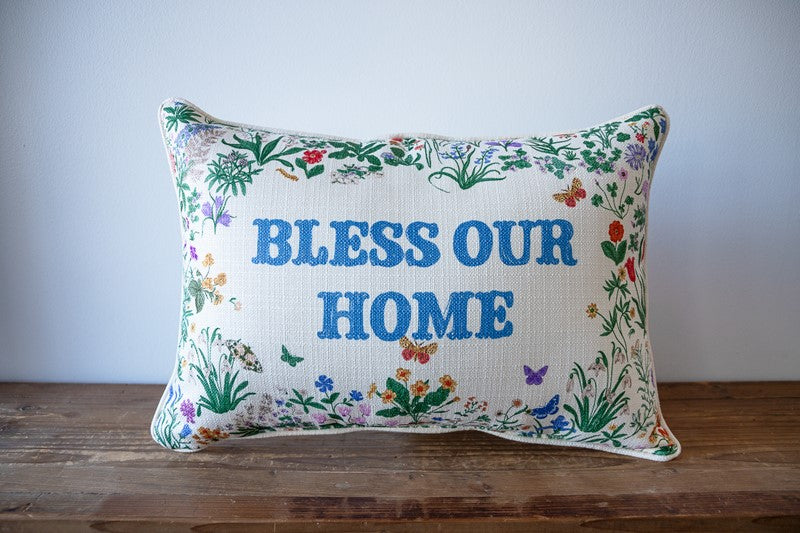 Bless Our Home Mille Flower Pillow