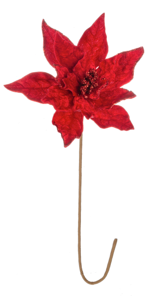 Red Poinsettia Spray