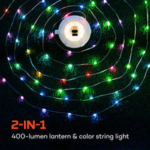 LUNA 400+ 2-in-1: Lantern + Color String Light