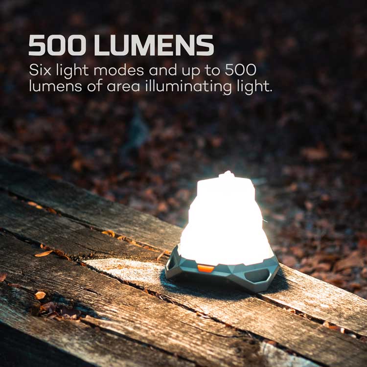 Galileo Air 500 Lantern - 500 Lumen Collapsible Alkaline Battery-Operated Lantern