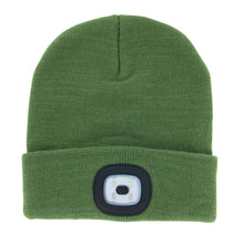 Green Rechargeable Led Beanie