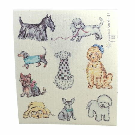 Swedish Dish Cloth Dog Fancy Cotton Absorbant Pippa Collection Pw04