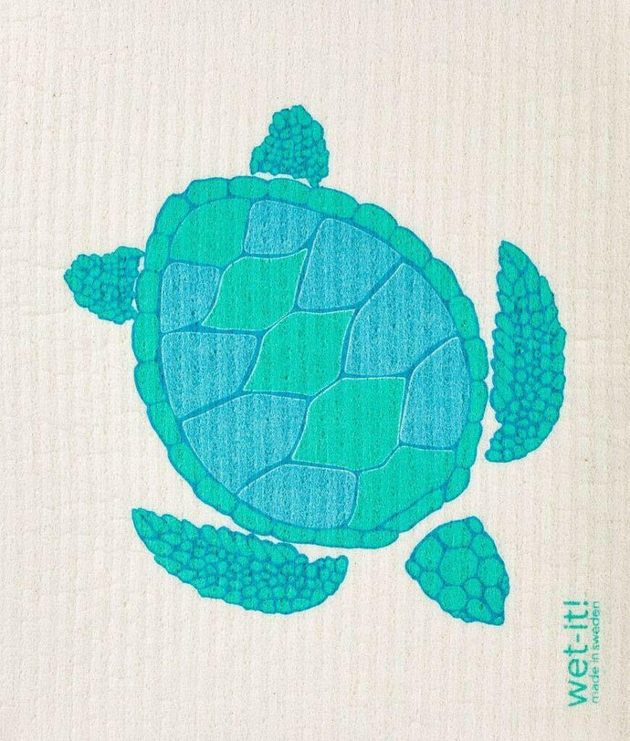 Wet It Swedish Treasures Barbs Turtle Super Absorbent, Reusable, Biodegradable All-Purpose Cleaning Cloth Towel