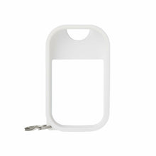 Touchland Hand Sanitizer Mist Case 1FL. OZ., Protective and Stylish Hand Sanitizer Spray Accessory, Silicone Case with Keyring, Icy White