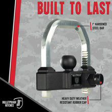 BulletProof Hitches - Extreme Duty Trailer Coupler Lock - Universal Trailer Lock with 1" Solid Steel Bar - Fits 1-7/8", 2" and 2-5/16" Couplers - Heat-Treated & Pick-Resistant