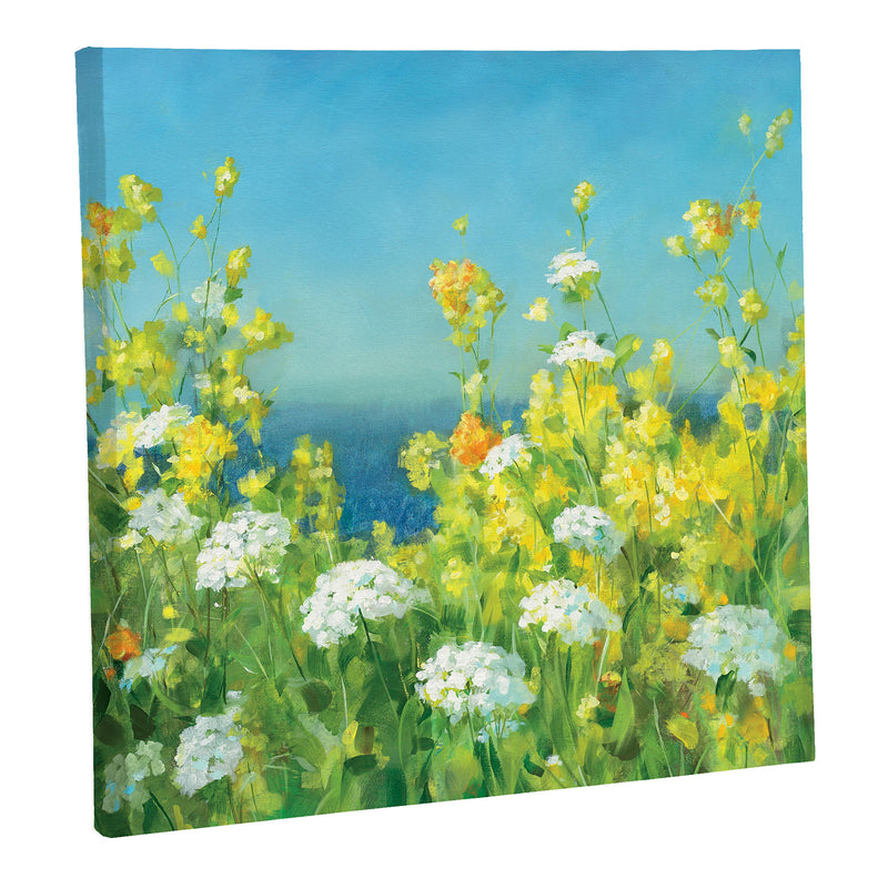 Scenic Florals Mini Canvas Wall Décor, 8" L x 8" H