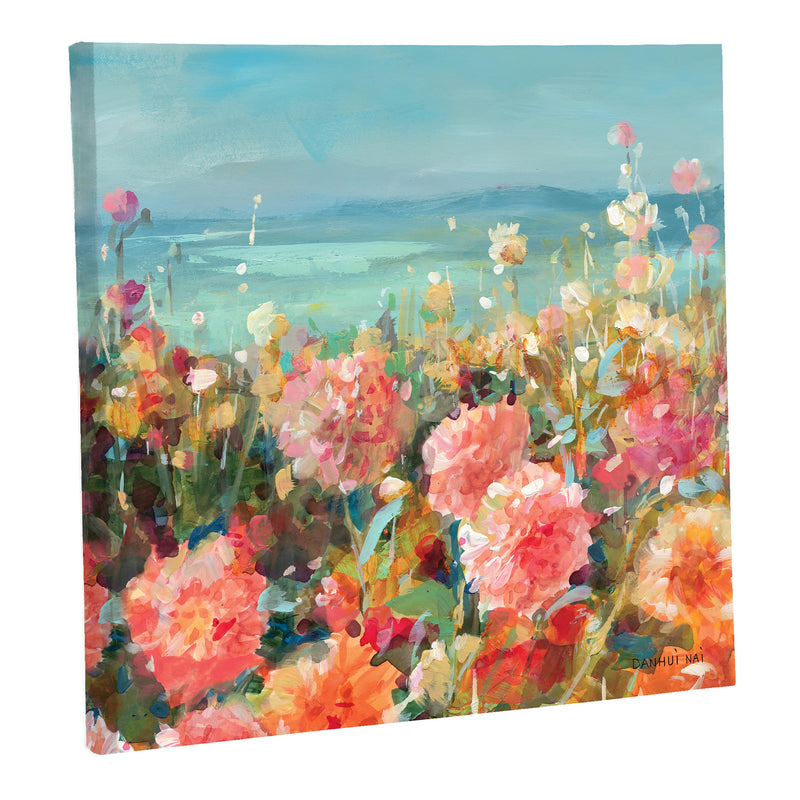 Scenic Florals Mini Canvas Wall Décor, 8" L x 8" H