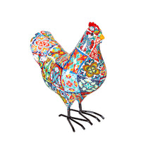 Resin Rooster/Hens Statuary Set of 2