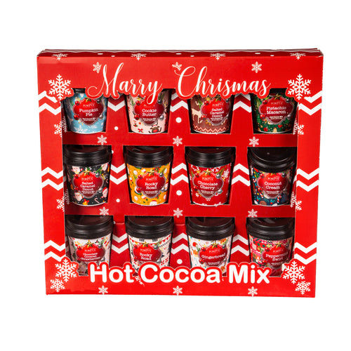 Foreva Chocolate Merry Christmas Hot Chocolate Mix, 12 Count