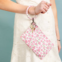 Large Pouch - Fifty States Pink Silicone