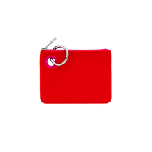 Mini Pouch - Red/Orchid Silicone