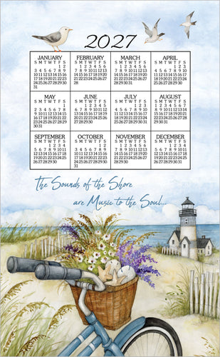 Dishcloth Calendar 2027 Seashore