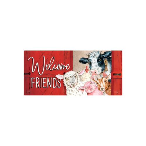 Mat Mini 10x22-Barnyard Friend