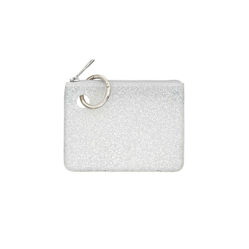 Mini Pouch - Quicksilver Confetti Silicone