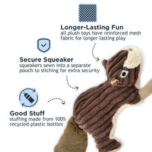 Squirrel with Squeaker Dog Toy
