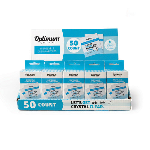 Optimum Optical Disposable Cleaning Wipes