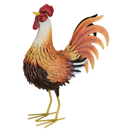 Sunburst Rooster Decor Medium