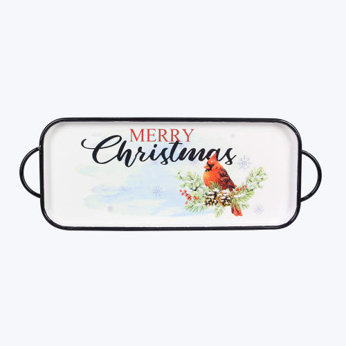 Enamel Christmas Tray