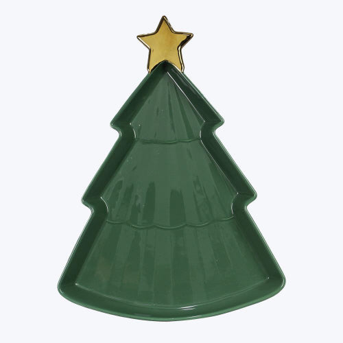 Christmas Tree Ceramic Dish