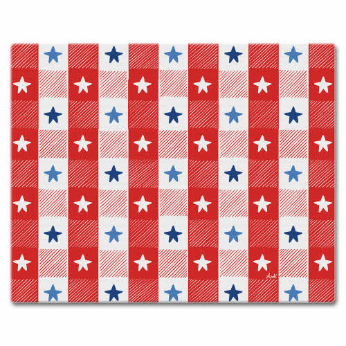 Patriotic Picnic - Glass Counter Saver 15" x 12"
