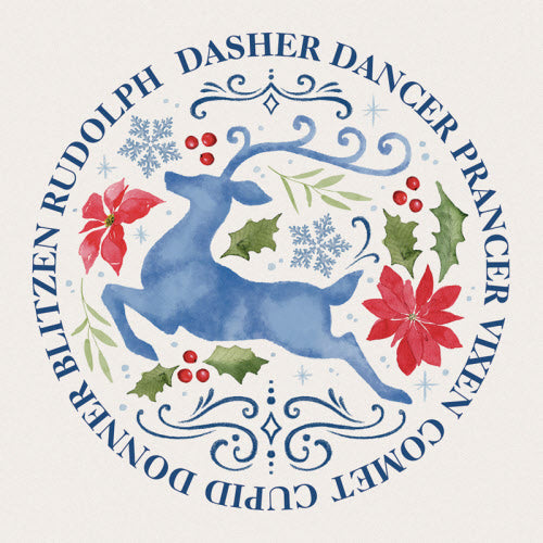 Reindeer Square House Coaster