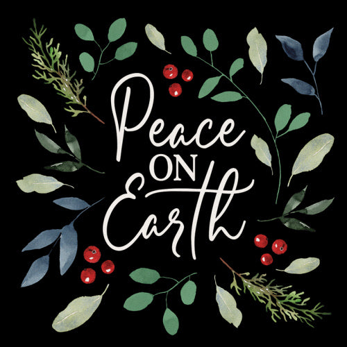 Peace On Earth Square House Coaster