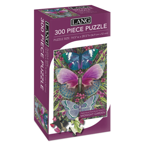 Midnight Garden Butterflies Puzzle - 300 Pieces