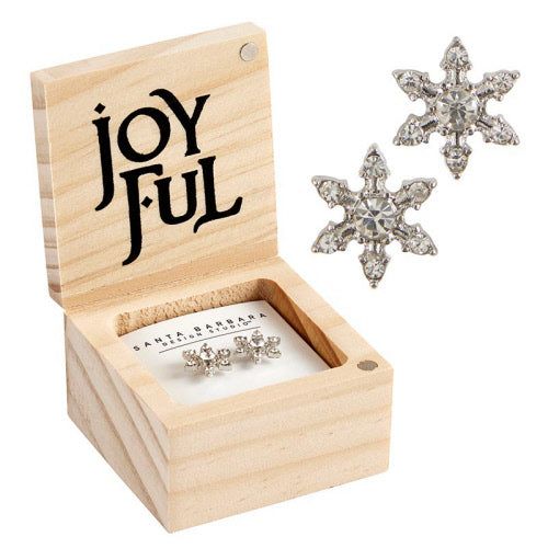 Joyful Treasure Box Holiday Earrings