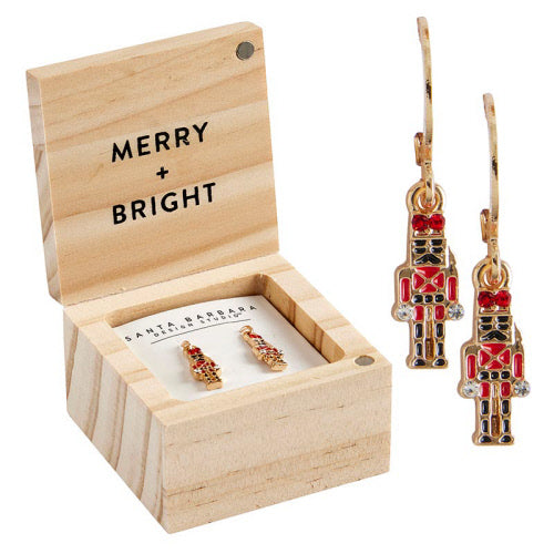 Merry + Bright Treasure Box Holiday Earrings