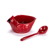 Cardinal Ceramic Bowl with Spoon - 15oz