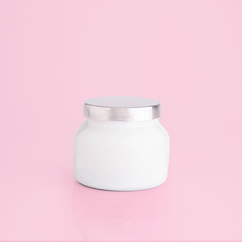 Volcano White Petite Candle, 8 oz