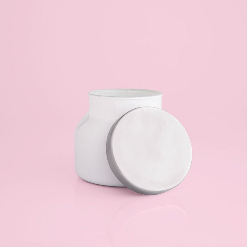 Volcano White Petite Candle, 8 oz